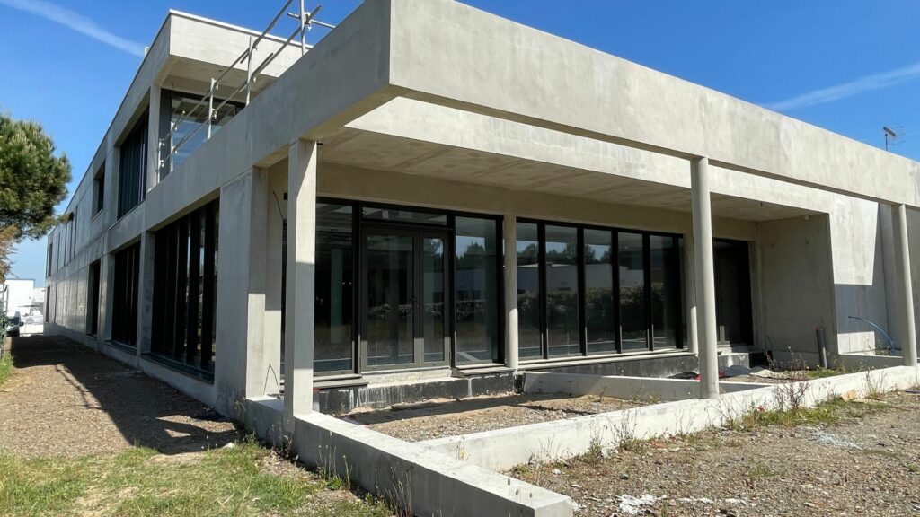 Photo des travaux de construction du centre de remise en forme de La Tranche sur Mer